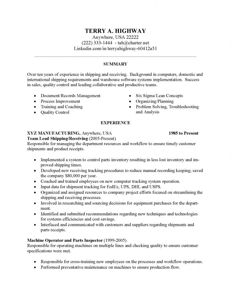 Terry A. Highway Resume_Page_1